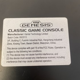 AtGames Sega Genesis Classic Mini Game Console w/ 80 Built-In Games - 2013 Model