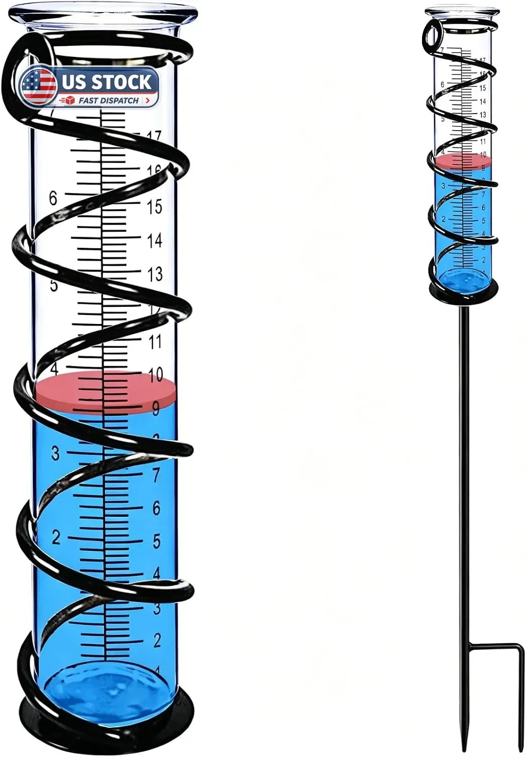Rain Gauge, Rain Gauge Outdoor, Rain Gauges Outdoors Best Rated for Yard with St