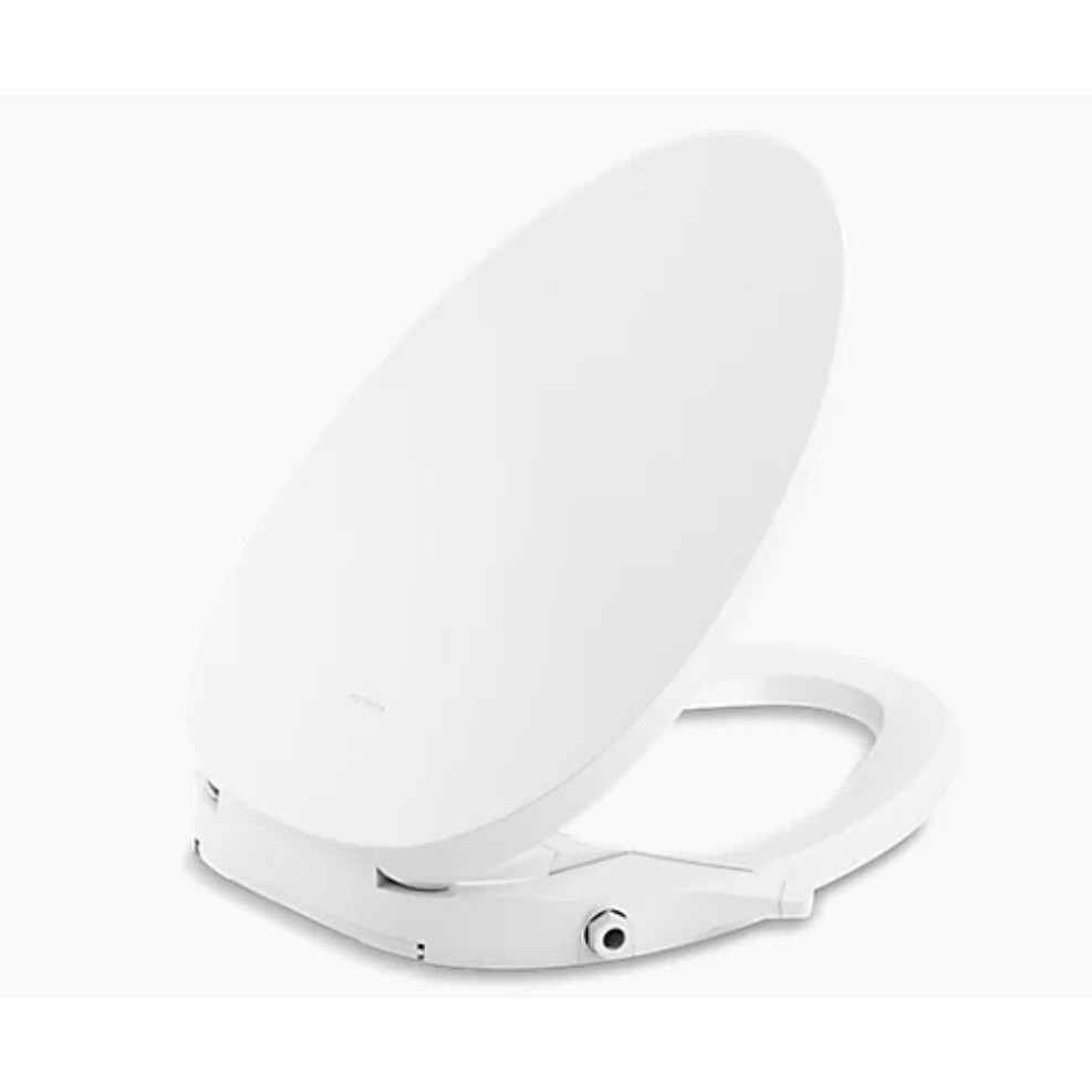 White Elongated Manual Non-electric