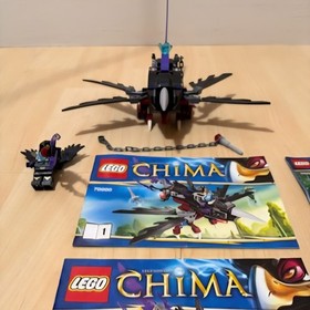 LEGO Chima 70000 Razcal's Glider & 2 30253 Leonidas' Jungle Dragster 100% w/Inst
