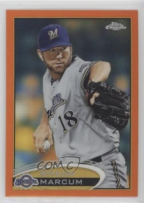 2012 Topps Chrome Retail Orange Refractor Shaun Marcum #58 2e7