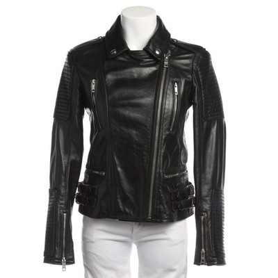 Lederjacke Burberry Brit Schwarz 34 UK 8