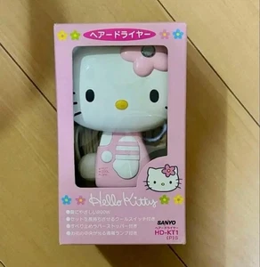 SANYO HD-KT1 Bonjour Kitty sèche cheveux rose 800w Non ouvert et non utilisé 1998