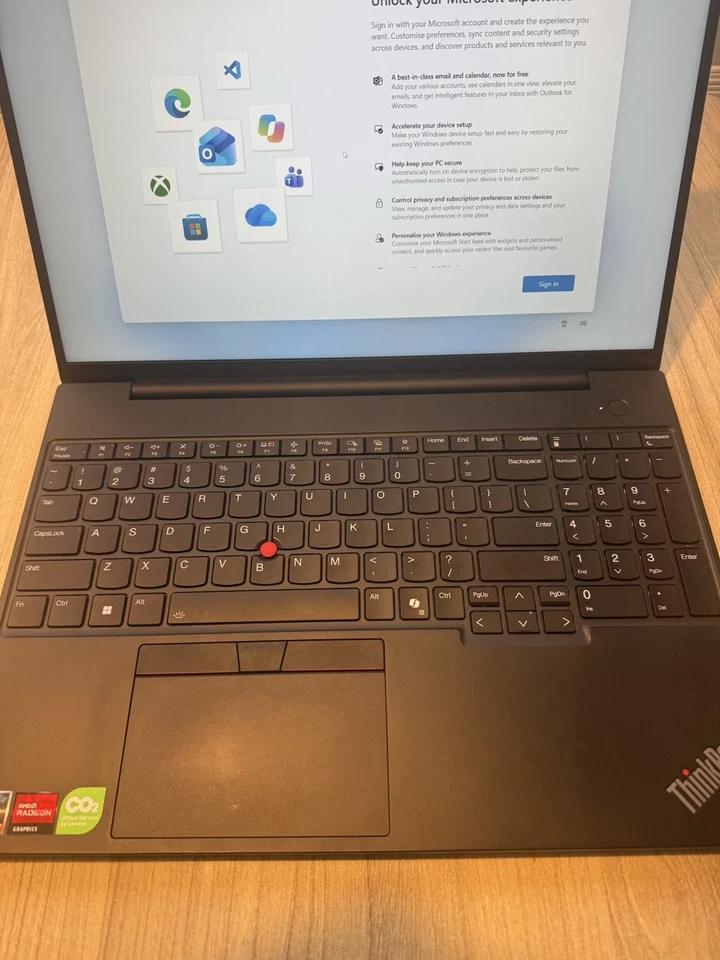 Lenovo ThinkPad E16 G2 · Ryzen 7 7735HS · 16GB · 512GB, photo 3 of 5