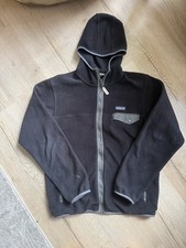 Patagonia Light Synchilla Snap T Hoody Black Full Zip Fleece Jacket Men  s M