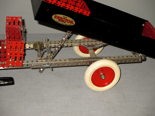 1928-1932-A.C. GILBERT SET ERETTORE-BIANCO-KELMET DUMPER ACCIAIO PRESSATO GIOCATTOLO - Foto 14 di 23