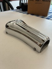 Aee Chopper Vintage Custom Aluminum Chrome Teardrop Carburator Cover Scoop
