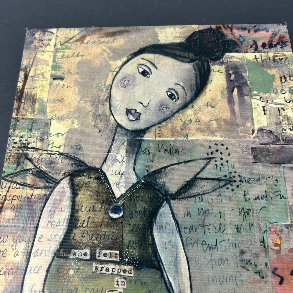 RARE The Kelly Rae Roberts Collection Wall Art Arms of the Community 8x12 - Image 2 of 2