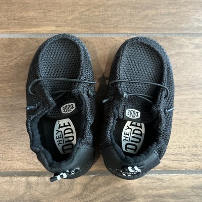 Hey Dude Shoes Black Size baby size 5.5-6