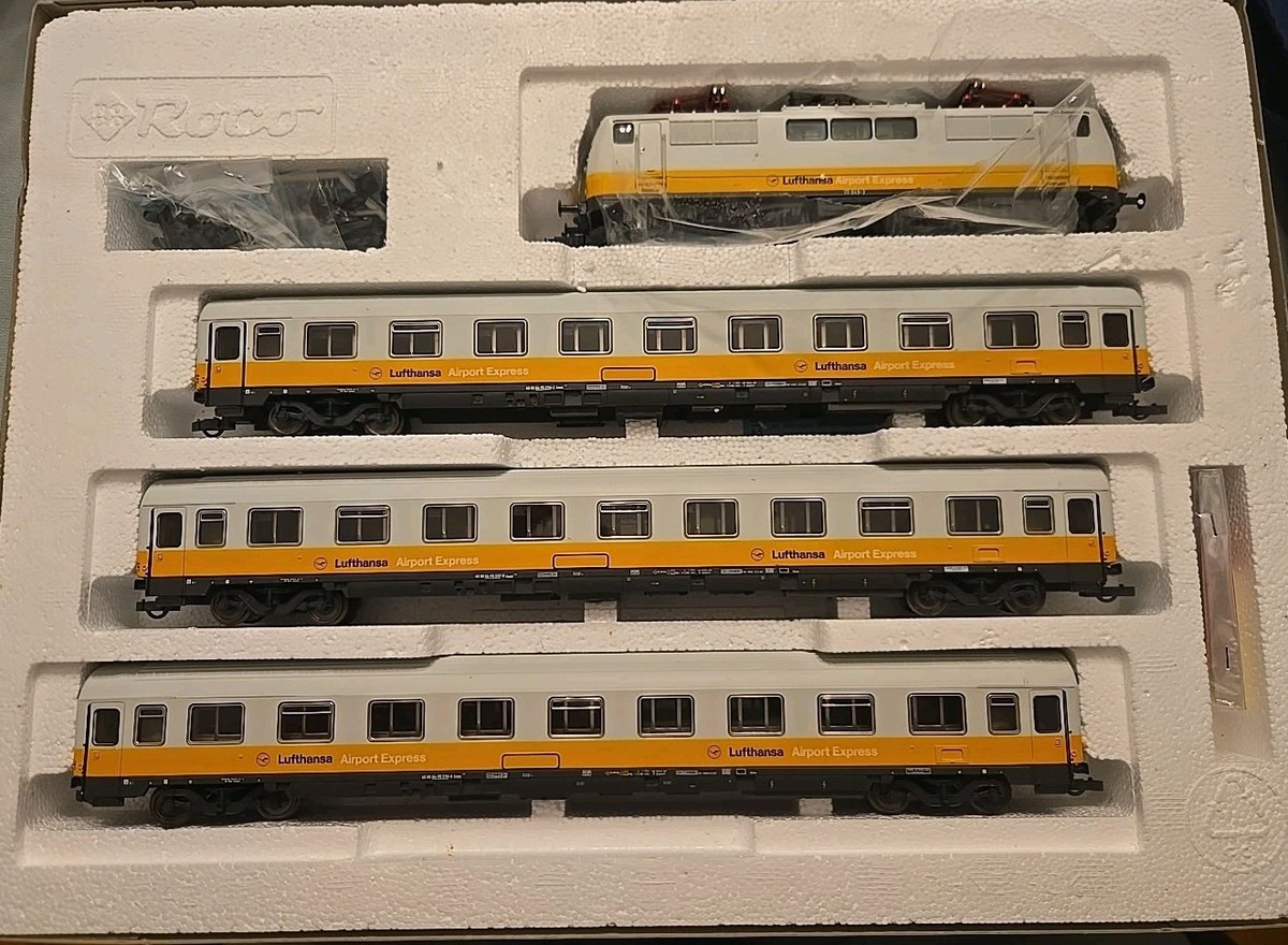 Roco 43047 HO Lufthansa Airport Express Set DB | eBay