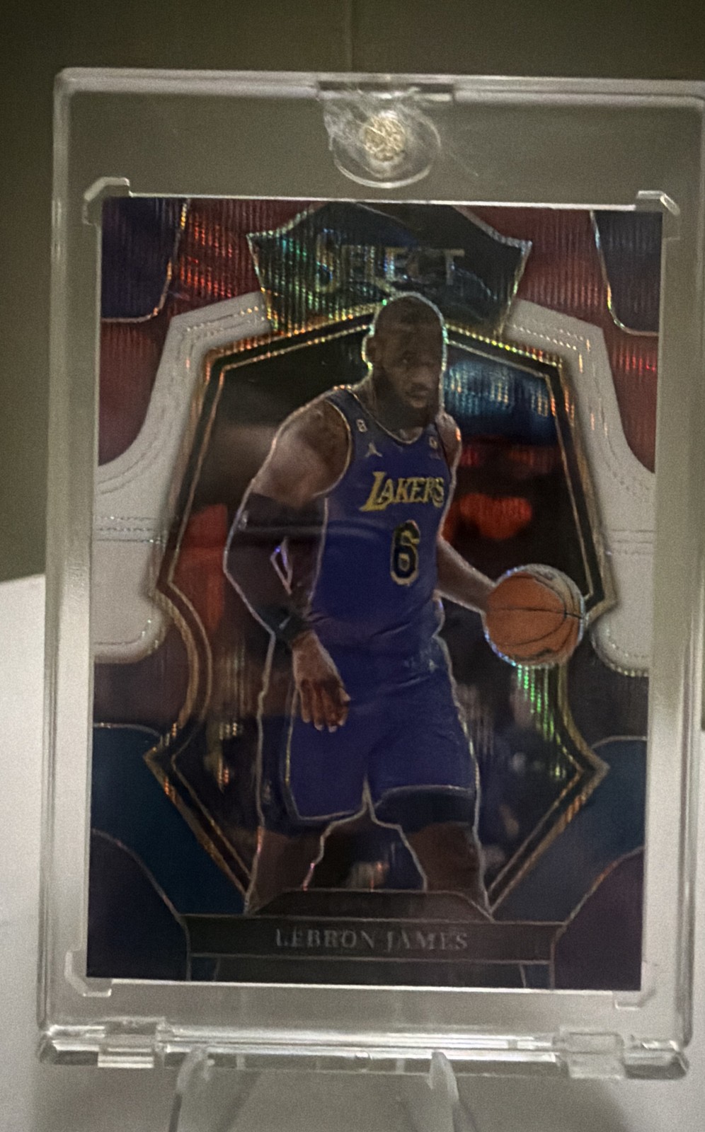 2022-23 Panini Select - Premier Level LeBron James #126 Tri-Color Prizm