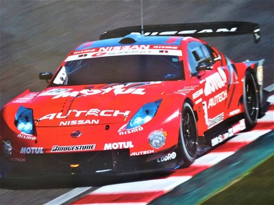 Nismo Poster 2007 Super Gt 22 Nissan Motulle Autech Z Pokka 1000Kilk Race Z34 Fa