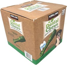 Kirkland Signature Dental Chews Dog Treats 72 Box Count 67.7 Ounce PACK OF 1