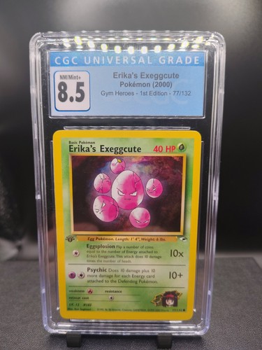 Erika's Exeggcute (1st Edition) graded CGC 8.5 for sale on eBay