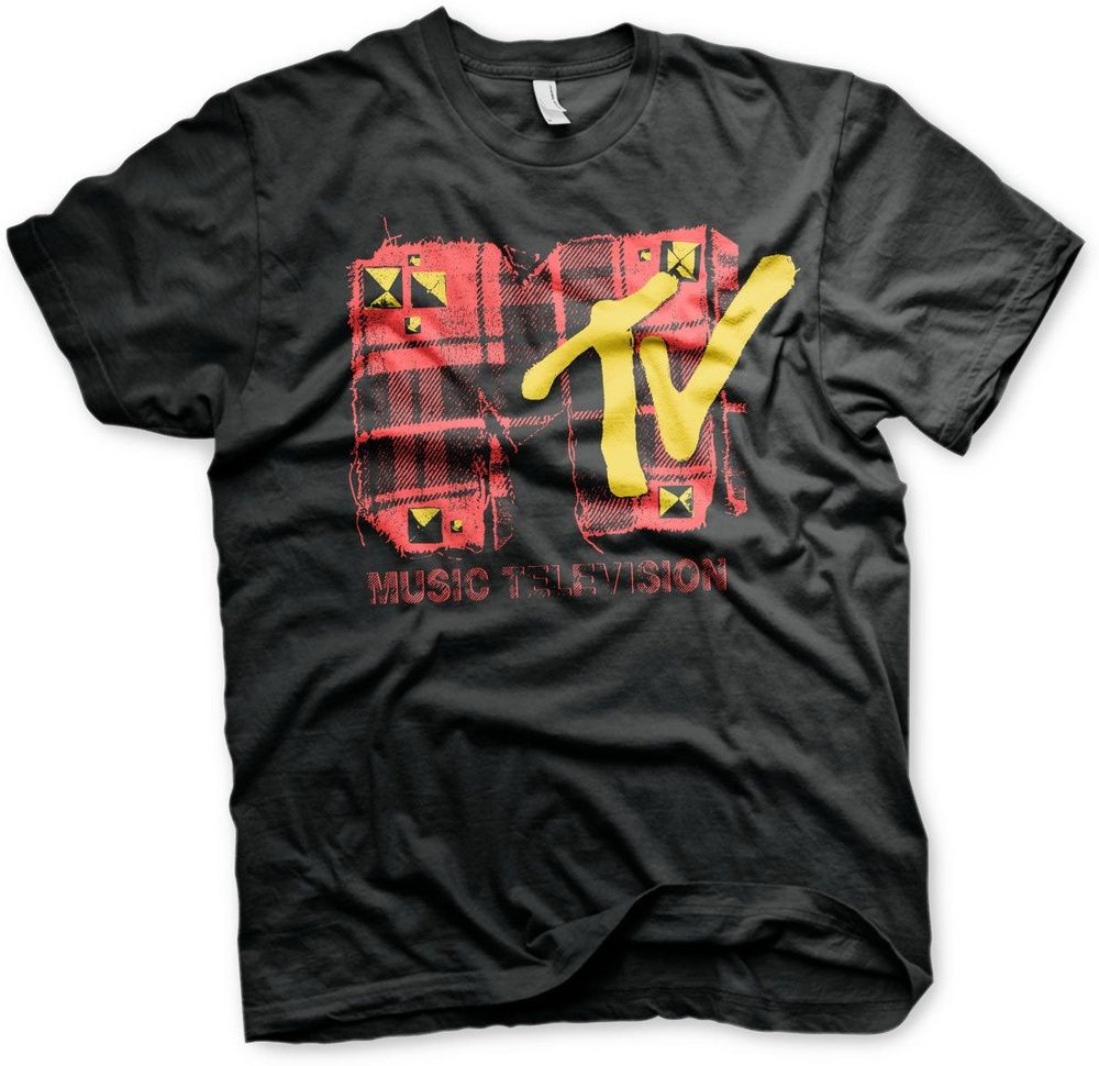 MTV Plaid Big Tall T-Shirt MTV-1-MTV004-H86-5