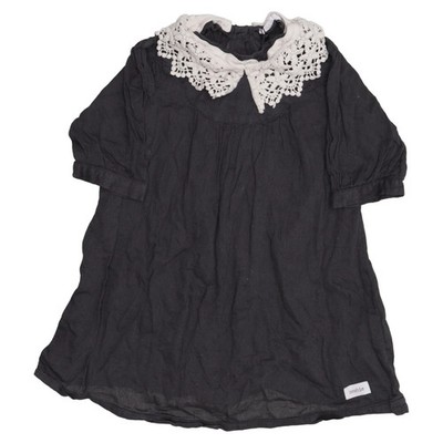 Newbie by KappAhl, Kleid, Größe: 92, Grau, Baumwolle, Einfarbig, Mädchen #7DI