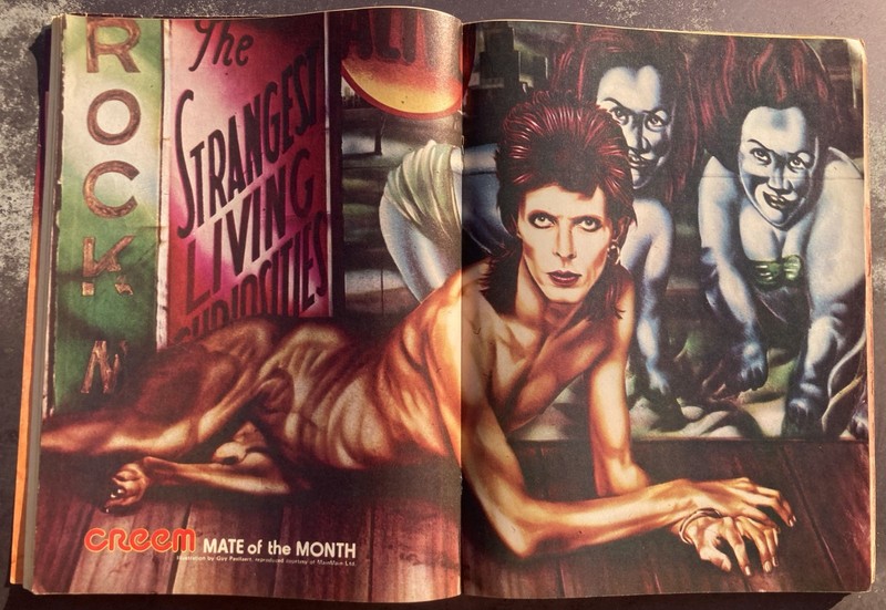 UNCENSORED CREEM Magazine Complete Issue June 1974 w/DAVID BOWIE DIAMOND DOGS AD