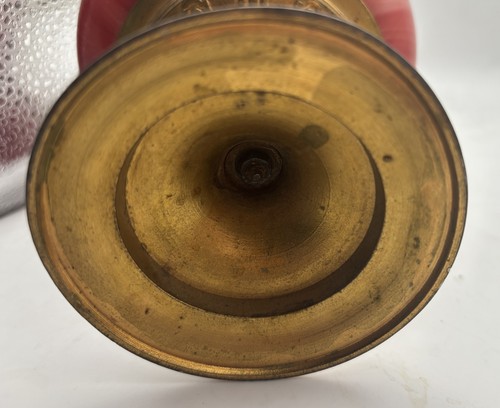 LOETZ Carneol Bronze Art Glass Vase - Missing The Glass Top - Picture 7 of 8
