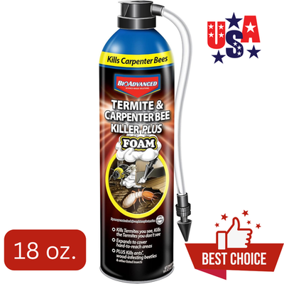 #ad #ad BIOADVANCED Ready to Use Termite and Carpenter Bee Insect Killer Foam 18 oz. $31.99