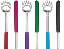 6PK NuvoMed Bear Claw Metal Telescopic Back Scratcher Massager Extendable Handle