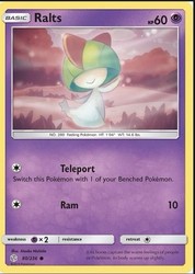 Ralts 80/236 Cosmic Eclipse Reverse Holo