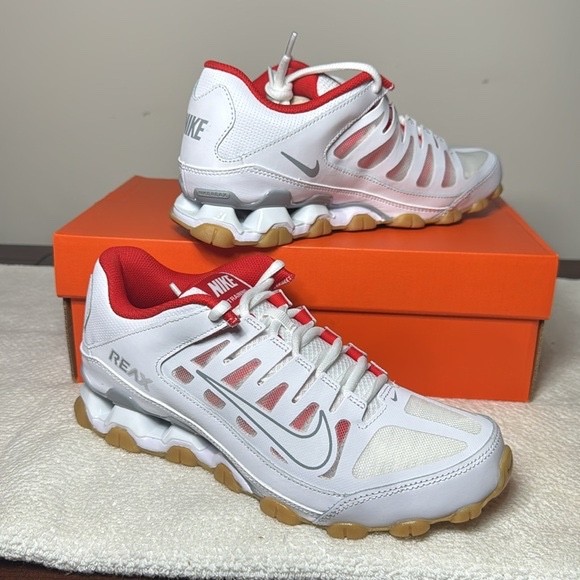 Nike‎ Reax 8 TR Mesh White Grey  621716-103 Men\'s Size 9 Shoes New Nike Reax 8 TR Men main image 4