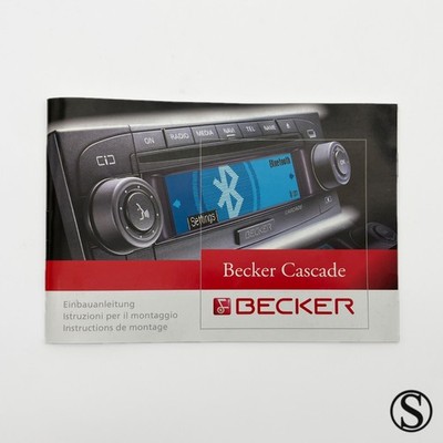 Einbauanleitung Becker Cascade Radio BE 7944 7946 1642.081