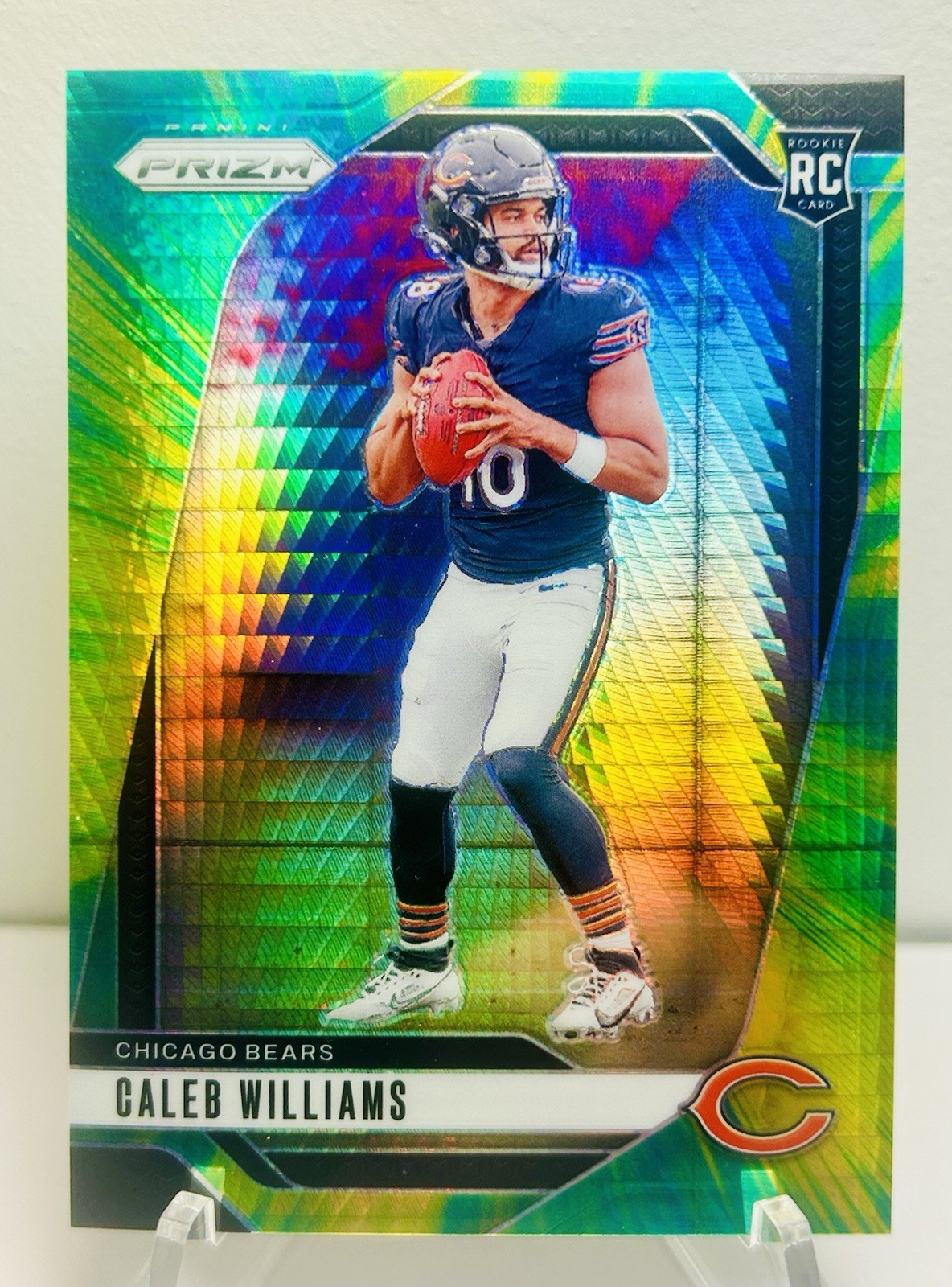 2024 Caleb Williams Panini Prizm #301 Hyper Prizm /180 Rookie Chicago Bears RC