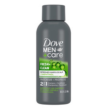 Dove Men Care Fortifying 2 in 1 Shampoo and Conditioner Fresh and Clean with Caf