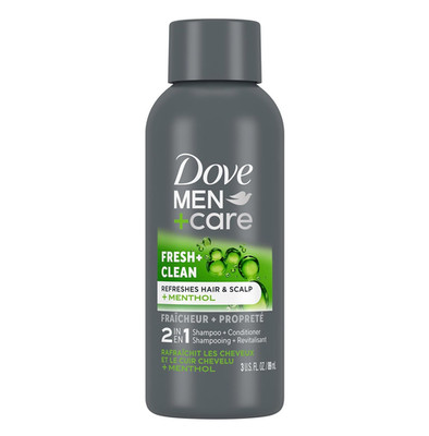 Dove Men+Care Fortifying 2 in 1 Shampoo and Conditioner Fresh and Clean with Caf