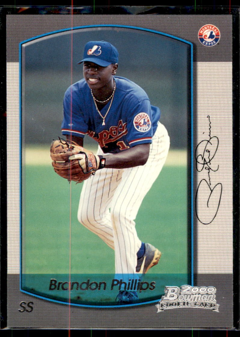 2000 Bowman Brandon Phillips RC #347 Montreal Expos