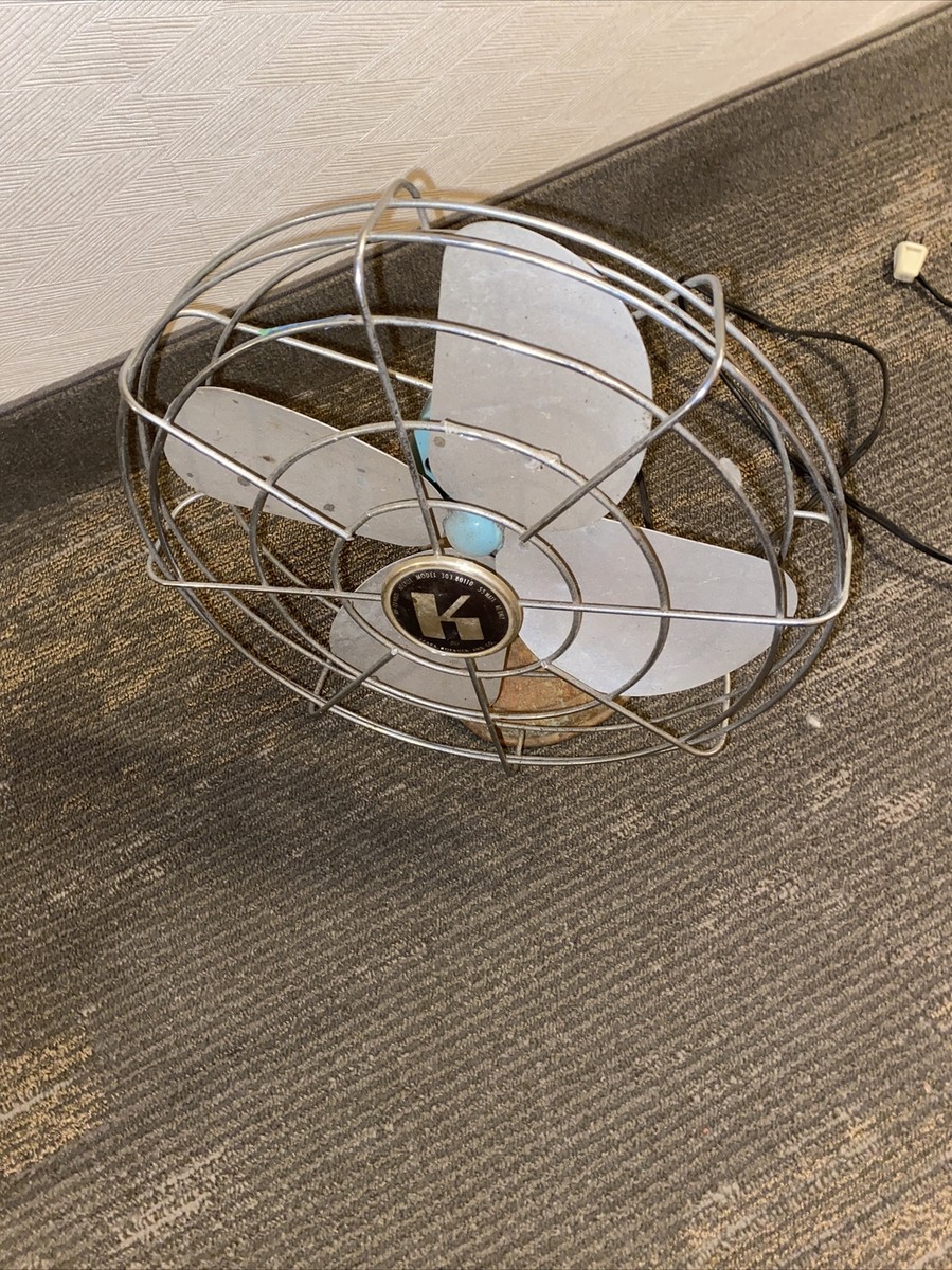 Vintage Sears Roebuck K Series Metal Fan Model 303.80110 RARE Cast