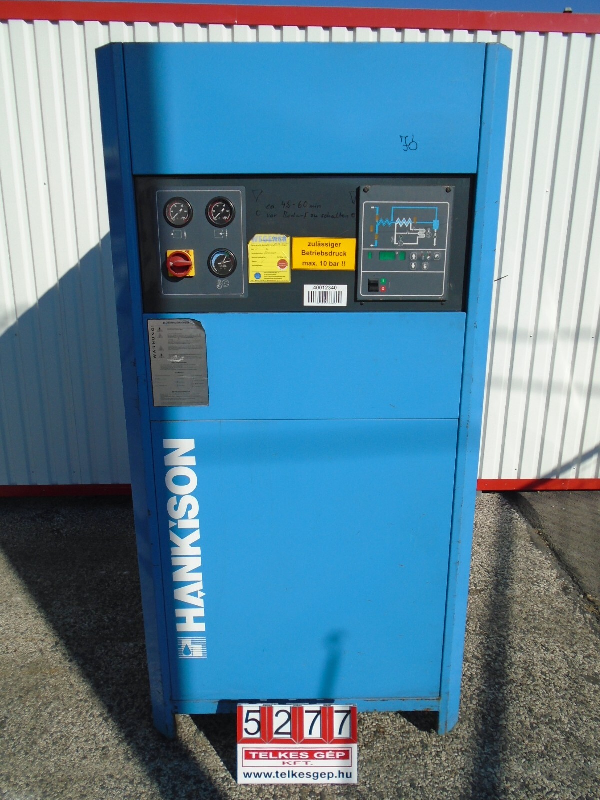 5277 HANKISON HD 1850 COMPRESSED AIR DRYER eBay