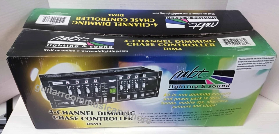 Band/DJ MBT DIM4 Light Controller 8 Ch. NOS - Image 3 of 4