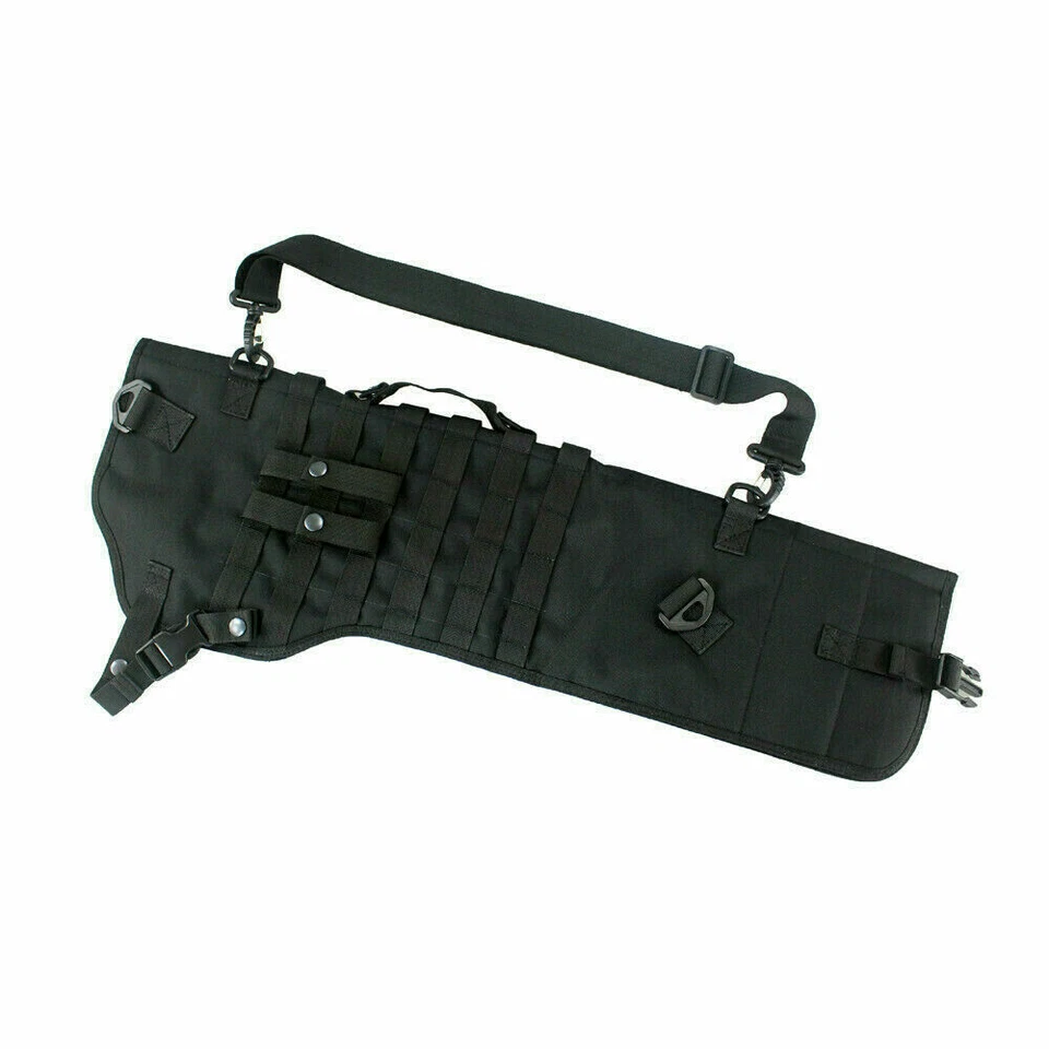 Tactical Molle Shotgun Rifle Scabbard Shoulder Holster Gun Storage Case Bag NEW - Image 3 of 4