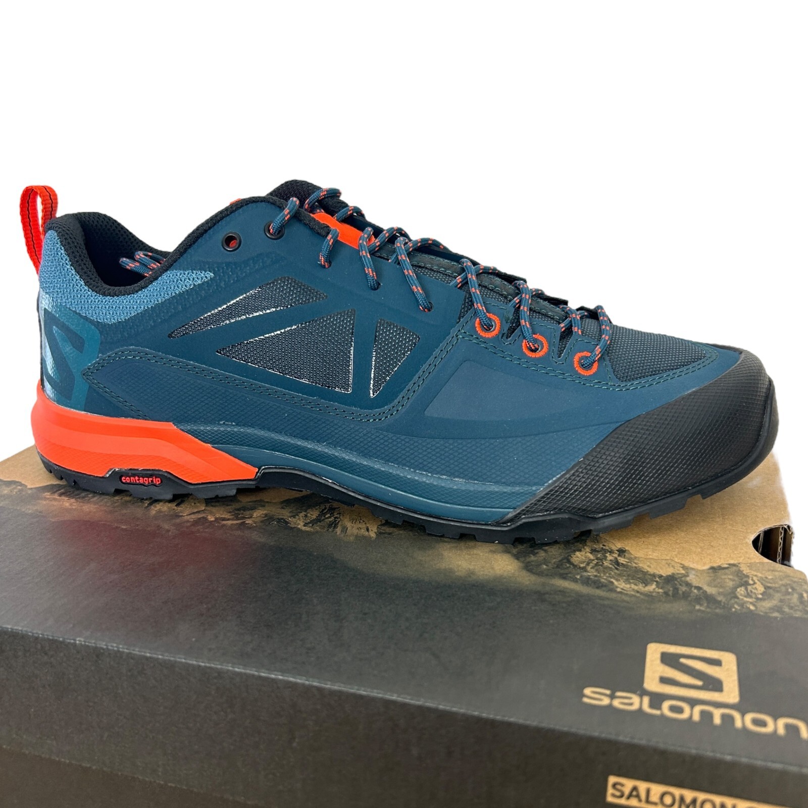NUOVE scarpe da trekking Salomon X Alp Spry uomo 9 (EU 42.6) blu Mallard 398539