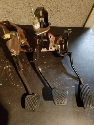 92 95 Honda Civic Eg Clutch Pedal Assembly Complete W Master Reservoir 5 Speed Ebay