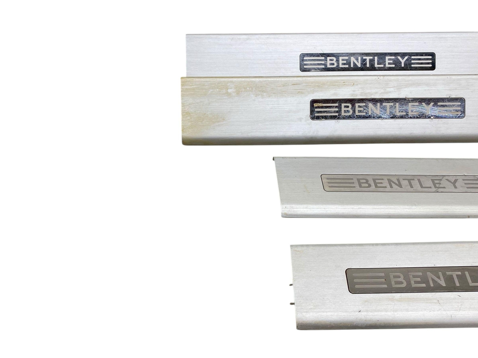 2016 2017 2018 2019 2020 OEM BENTLEY BENTAYGA FRONT REAR SILL SCUFF PLATE SET 4
