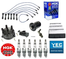 Complete Tune Up Kit Filters,Cap,Rotor,NGK Wires+Iridium Plugs Lexus GS300 93-97