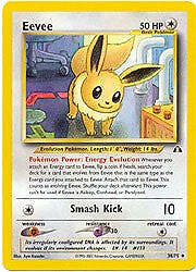 Pokemon Neo Discovery  38/75 Eevee Card