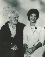 SARA KARLOFF SIGNED AUTHENTIC 8x10 PHOTO w/COA HORROR LEGEND BORIS DAUGHTER 