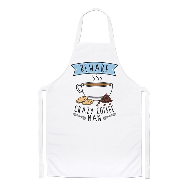 Beware VerrüCkte Kaffee Mann Koch SchüRze Vatertag Freund Lustig Kochen-image