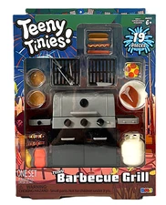 Teeny Tinies MINI BARBECUE GRILL Accessory Pack BBQ Play Set 4th July 2025 NIB