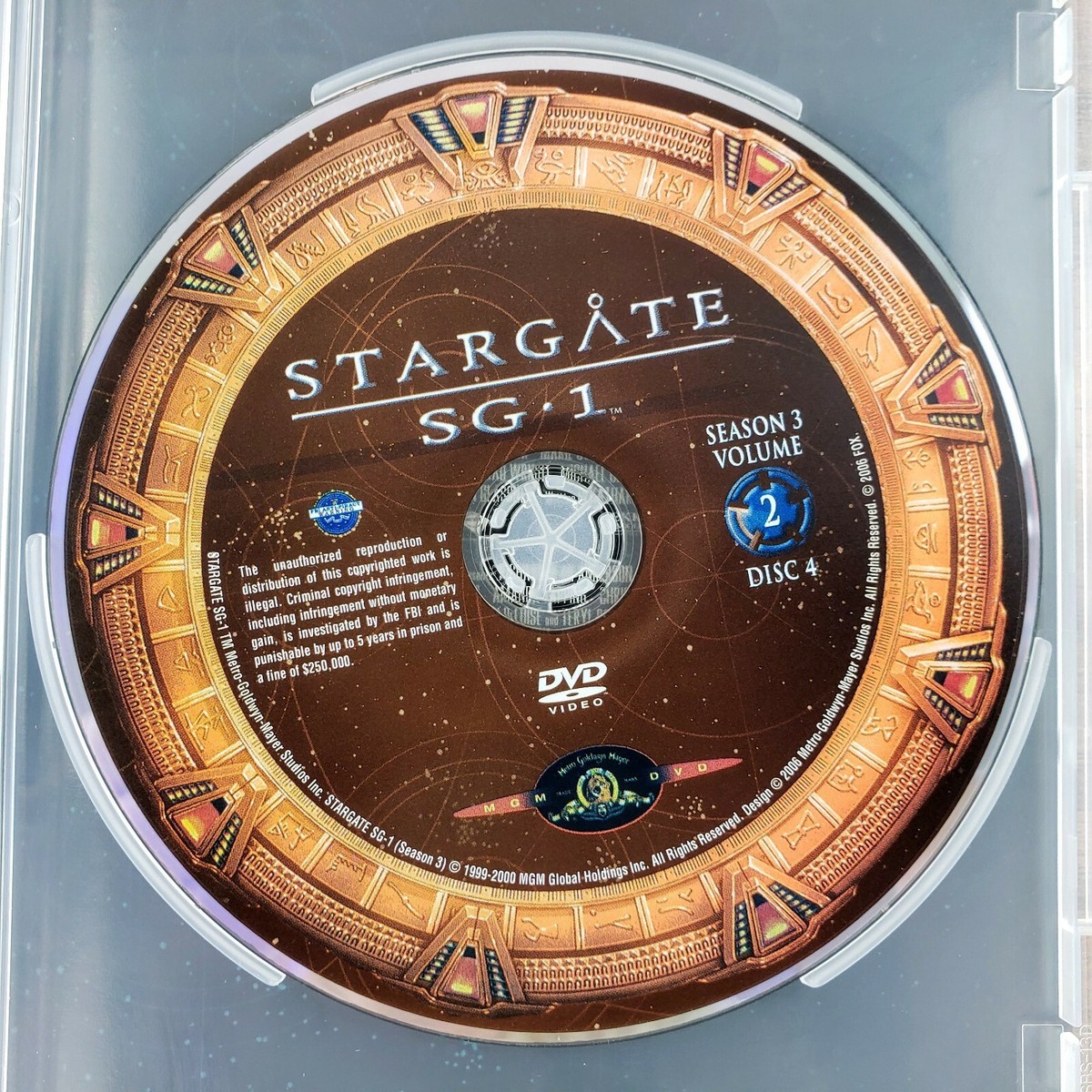 Stargate SG-1 - Season 3 2006 DVD Box Set Missing Disc #1, Has 2,3