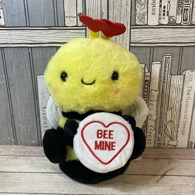  Liebesherzen ''Bee Mine'' - 18 cm Plüschtier Kuscheltier Betsy the Bumblebee Valentines