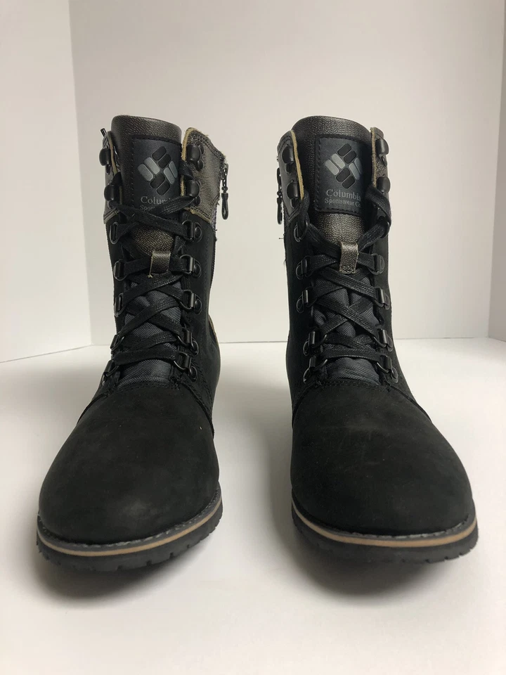 Columbia Twentythird Ave 中筒防水黑色靴,女式 8.5M 码 — 第 3/4 张图片