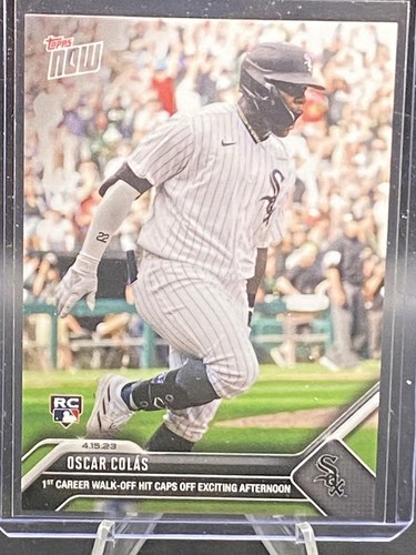 2023 Topps Now 128 Oscar Colás