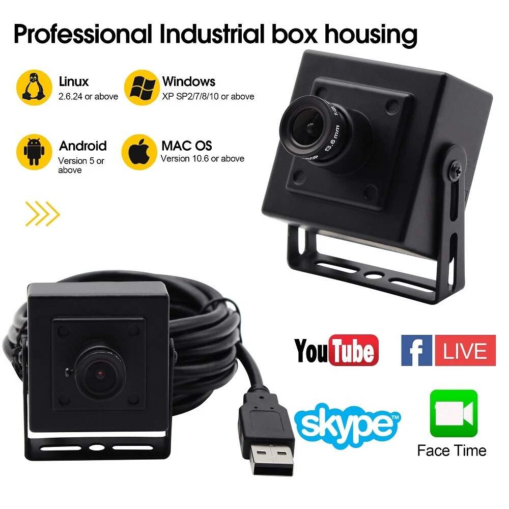 12mm lens Web Camera for Android Win10 Raspberry Pi CMOS 2MP HD