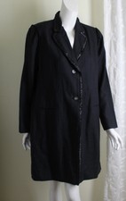 Kenzo Jungle Sz 46 Fits 12/14 44"bust French Long Linen Blazer Jacket