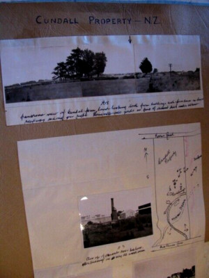 Cundall Property Southland/New Zealand good lot of 8 photos and small map 1940's